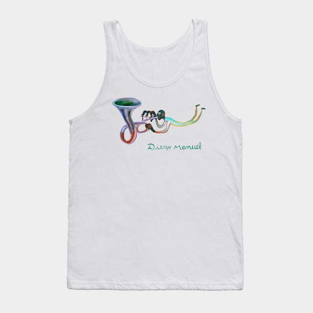 crazy sax 3 Tank Top by diegomanuel